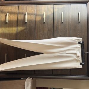 H&M Cream Slim Dress Pants